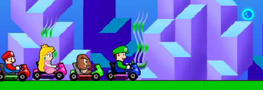Mario Bros Racing Tournament játék